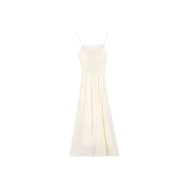AHDO Slip Dress Women's Beige Apricot-1