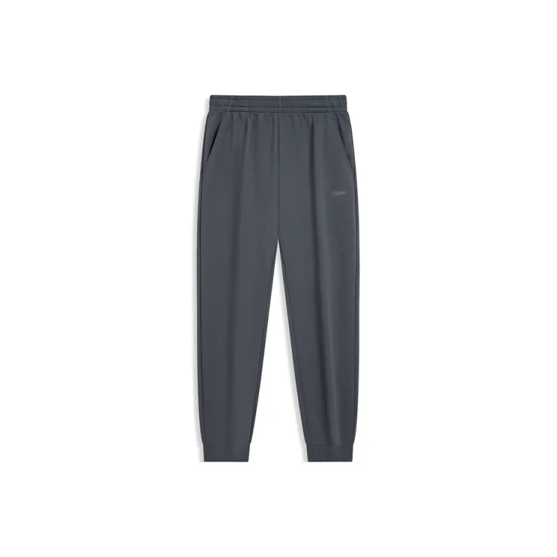 XTEP Variety Training Collection Knitted Sweatpants Men's Pearl Gray-0