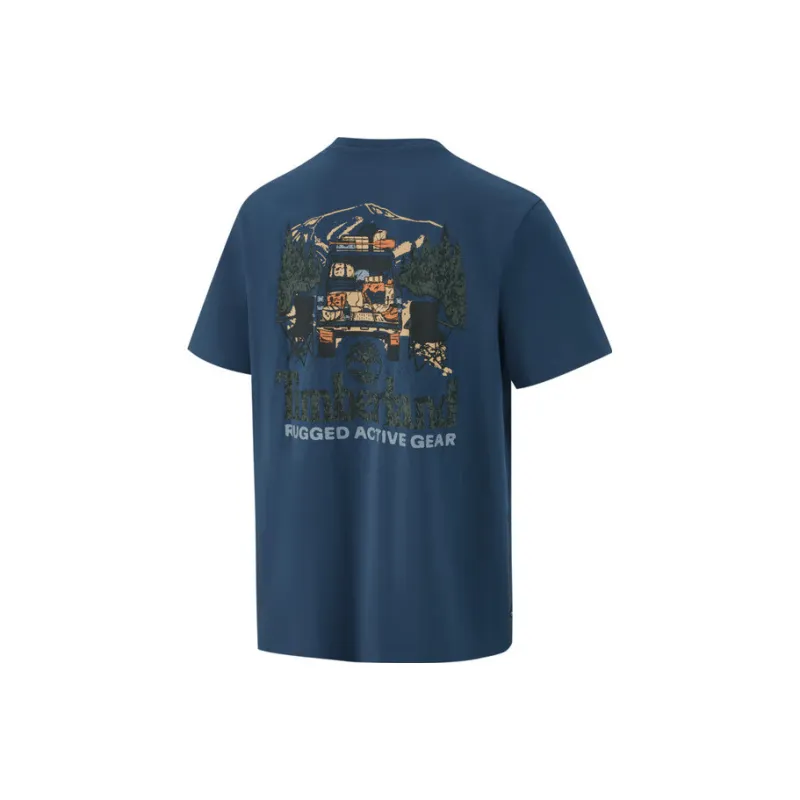Timberland T Shirt Men's Dark Indigo-1