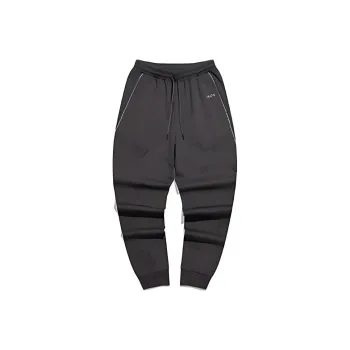 XTEP Sky Ride Collection Knitted Sweatpants Men's Jet Black