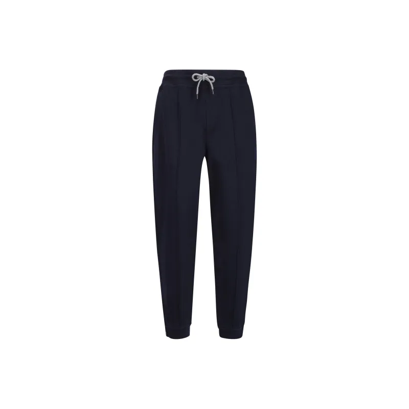 Brunello Cucinelli Drawstring Tapered Leg Track Pants-0