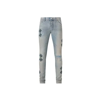 AMIRI Ma Quad Applique Skinny Jeans