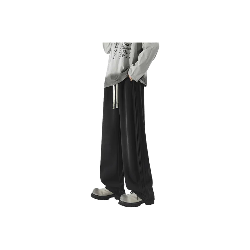 XIXN Casual Pants Unisex Black[Regular]-0