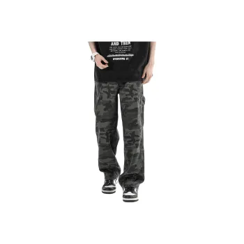 SIMPLE RIMLESS/SRME Jeans Unisex Camouflage