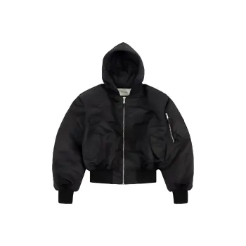 Entire Studios Hooded Broad Bomber Jacket