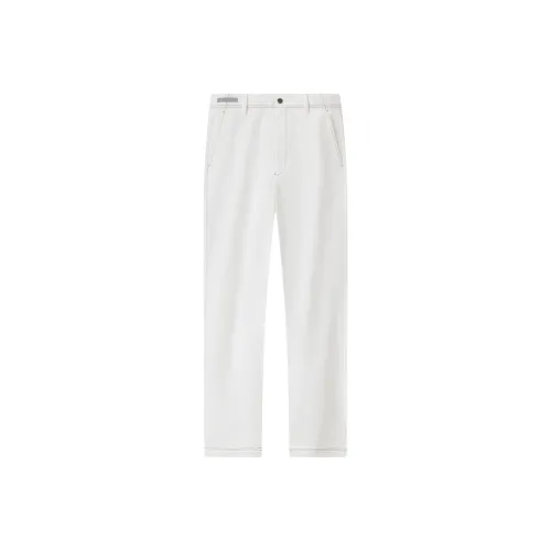 Jiumuwang Men's Pants Expert Casual Pants Men's White