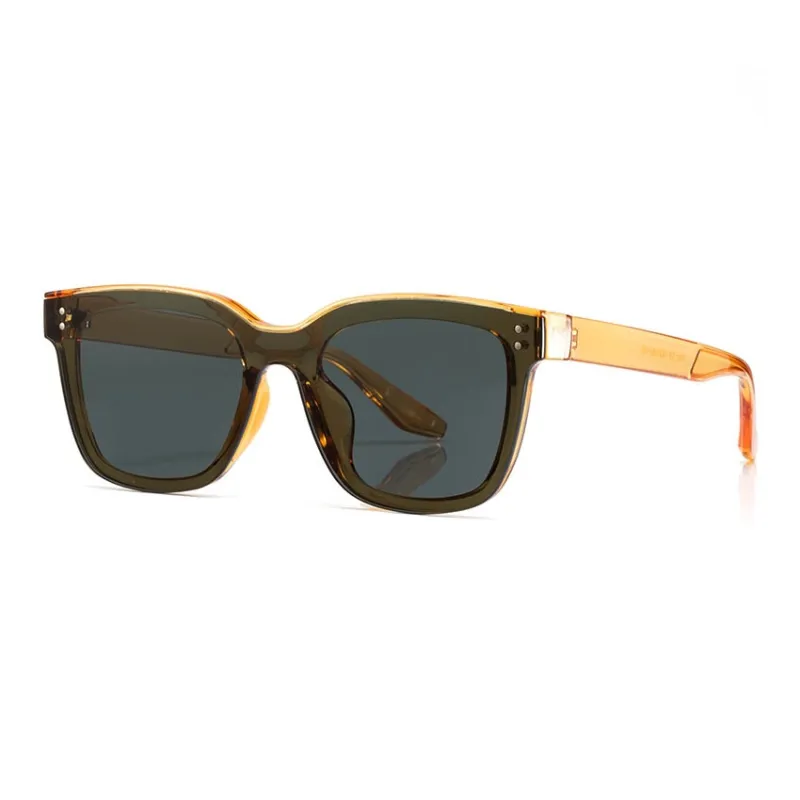VIRDEN AERMAN TR/Memory Plastic Square Sunglasses Unisex-12