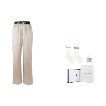Charlie Luciano Casual Pants Unisex Champagne