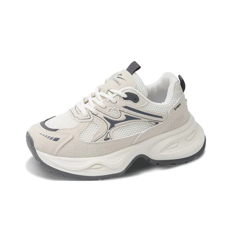 Budding Bear Height Increasing Abrasion Resistant Lightweight Breathable Slip Resistant Low Top Chunky Sneakers Women's-0