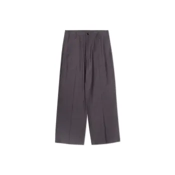 OPICLOTH Casual Pants Unisex Dark Purple