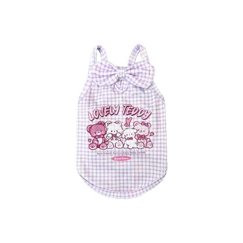 Kivet Store Bear Family Pink Purple Dress