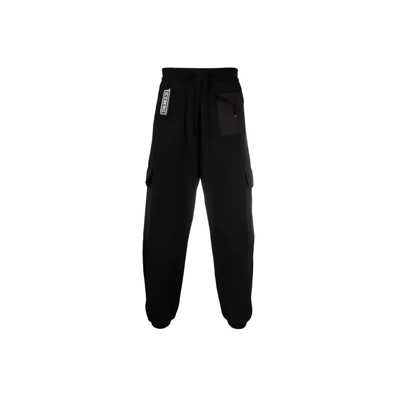 Iceberg Logo detail Track Pants-0