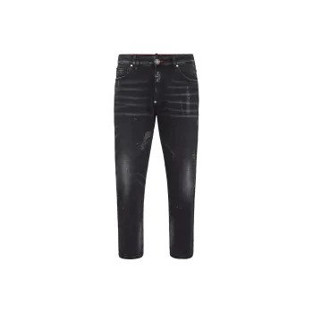 PHILIPP PLEIN Paint splatter Skinny cut Jeans