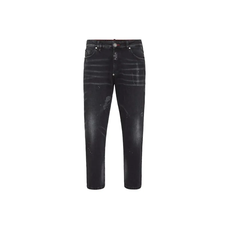 PHILIPP PLEIN Paint splatter Skinny cut Jeans-0