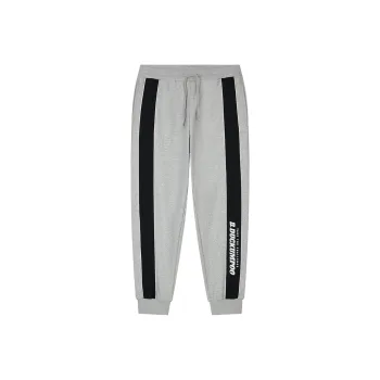KUMPOO Knitted Sports Pants Unisex Gray