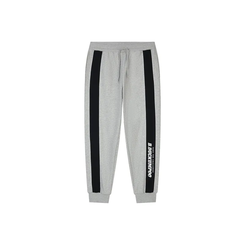 KUMPOO Knitted Sports Pants Unisex Gray-0