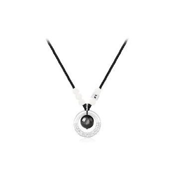 PRETTY DIARY Sterling Silver Necklaces Unisex