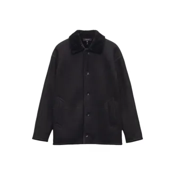 RAG&BONE Leather Jacket Men's Black