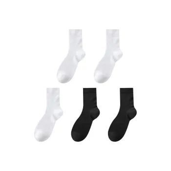 Cotton Gene Mid Calf Socks Men's Combo Set