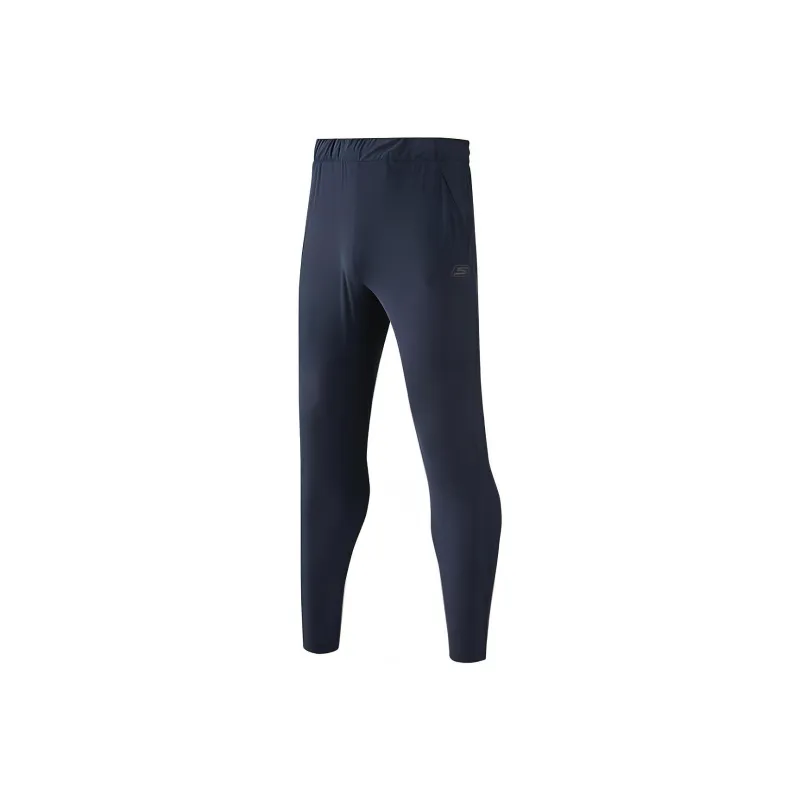 Skechers Knitted Sports Pants Men's Navy Blue-0