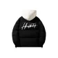 Pure Black (Ecru Hat) White Signature Font