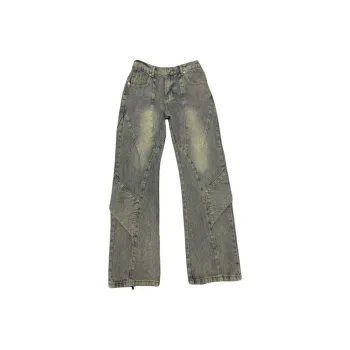 Michael Rock Jeans Unisex Yellow Mud