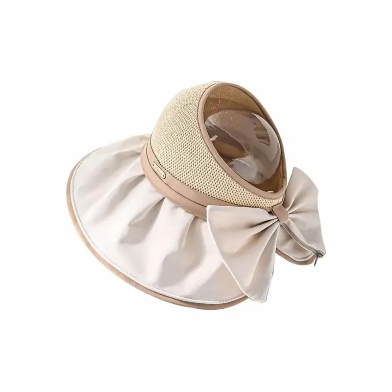 DUOLAN Polyester Sun Protection Hats Women's Warm Apricot Khaki Ecru Black-15