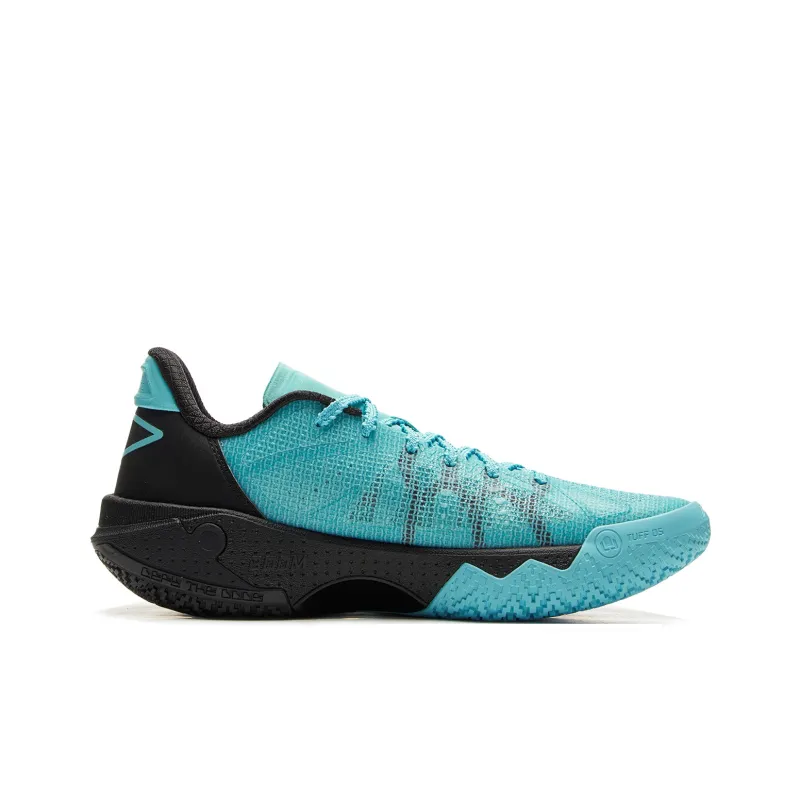 LiNing Jie Ao 2 Cushioning, Slip Resistant, And Breathable Low Top Basketball Shoes Men's Blue Purple Mismatched-3