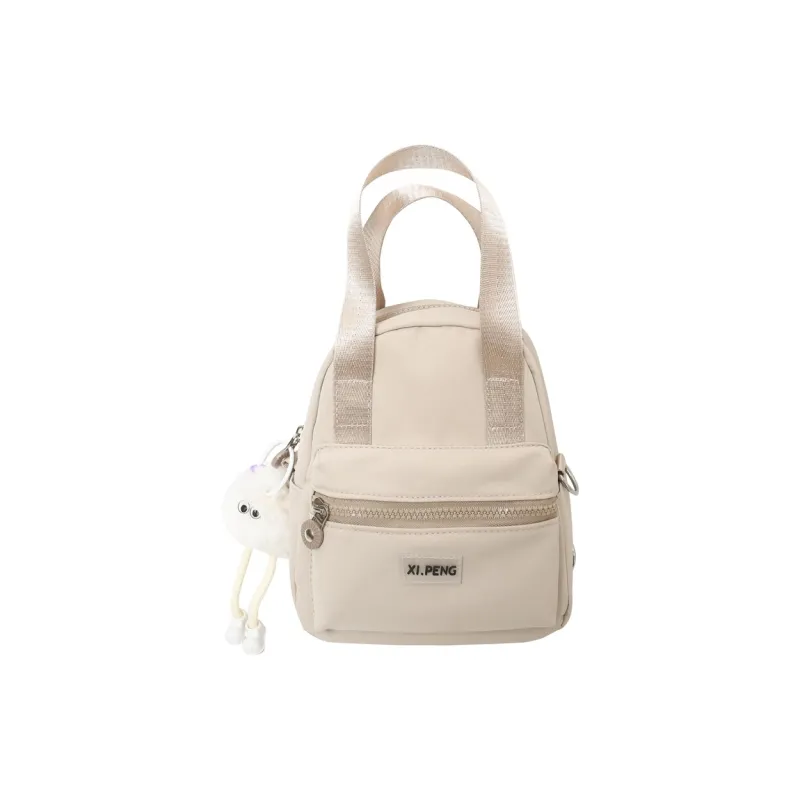 Yalu Nylon Backpack Regular Unisex Gray Orange/Gray Pink/Gray Yellow/Ecru/Black/Coffee/Light Blue-7