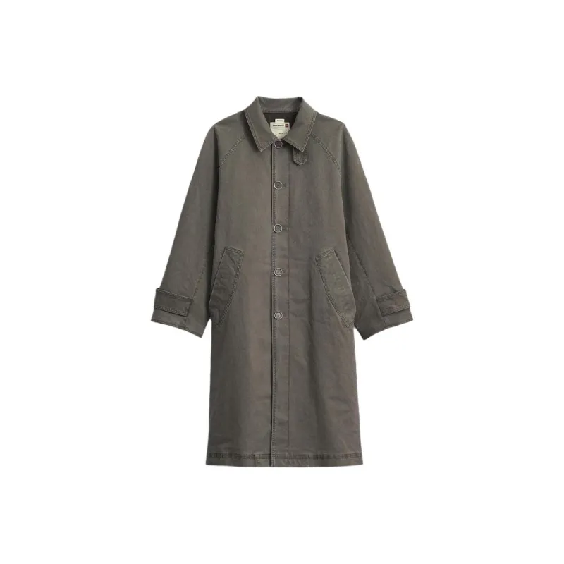 ZARA SRPLS Series Trench Coats Men Light Taupe-0