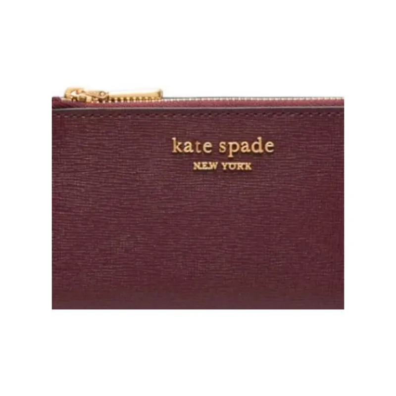 Kate Spade Leather Coin Purses Wallets Small Size Women's Burgundy-3