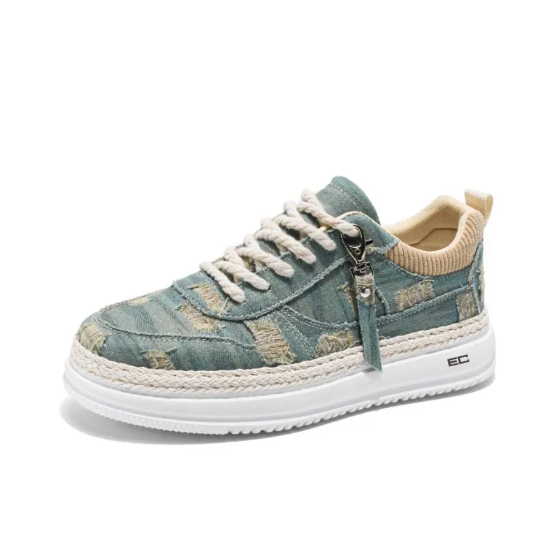 ENRICO COVERI Canvas Shoes Men's-4