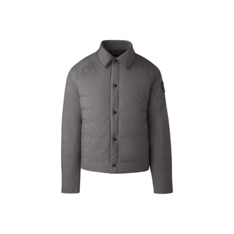 Canada Goose Lodge Series Down Jacket Men's Seashore Gray-0