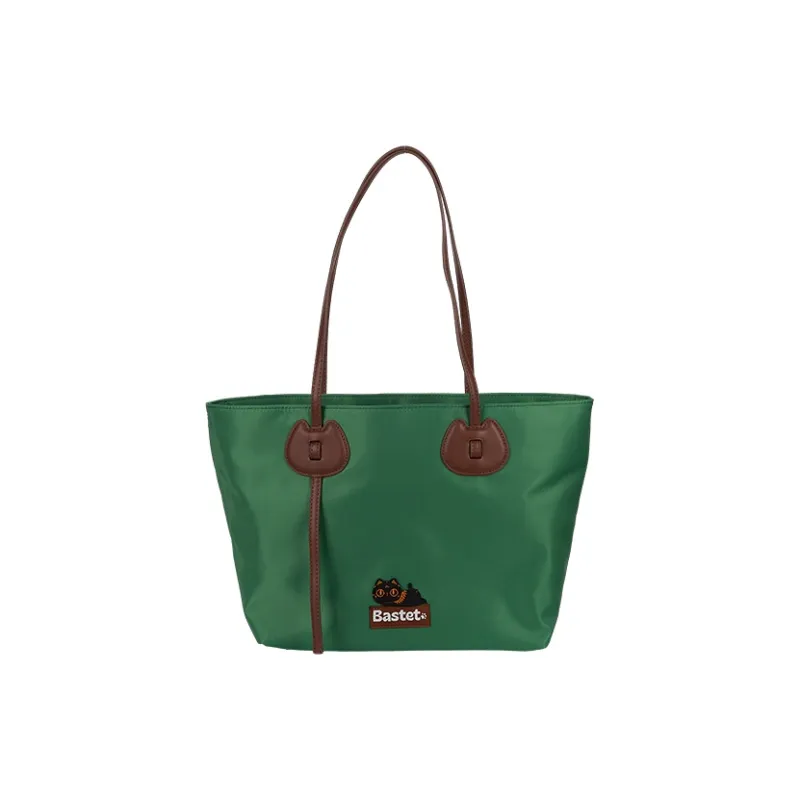 The British Museum Fabric, Synthetic Leather Tote Bag, Shopping Bag, Shoulder Bag Women's Brown/Beige/Green/Dark Gray-5