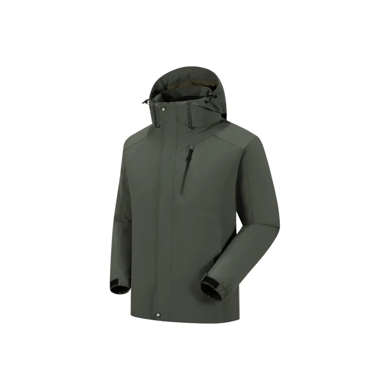 Yalu Diagonal Zipper Thermal, Abrasion Resistant, Breathable, Waterproof, Windproof Windbreaker Jacket Unisex-17