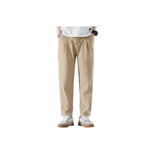 Tonlion Casual Pants Men's Khaki