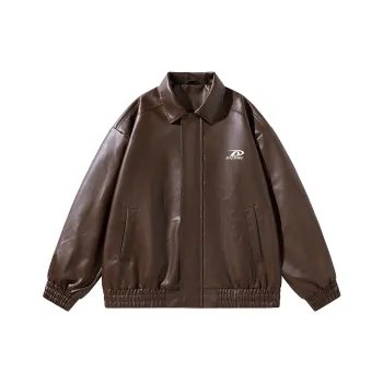 DIEMME Leather Jacket Unisex Brown