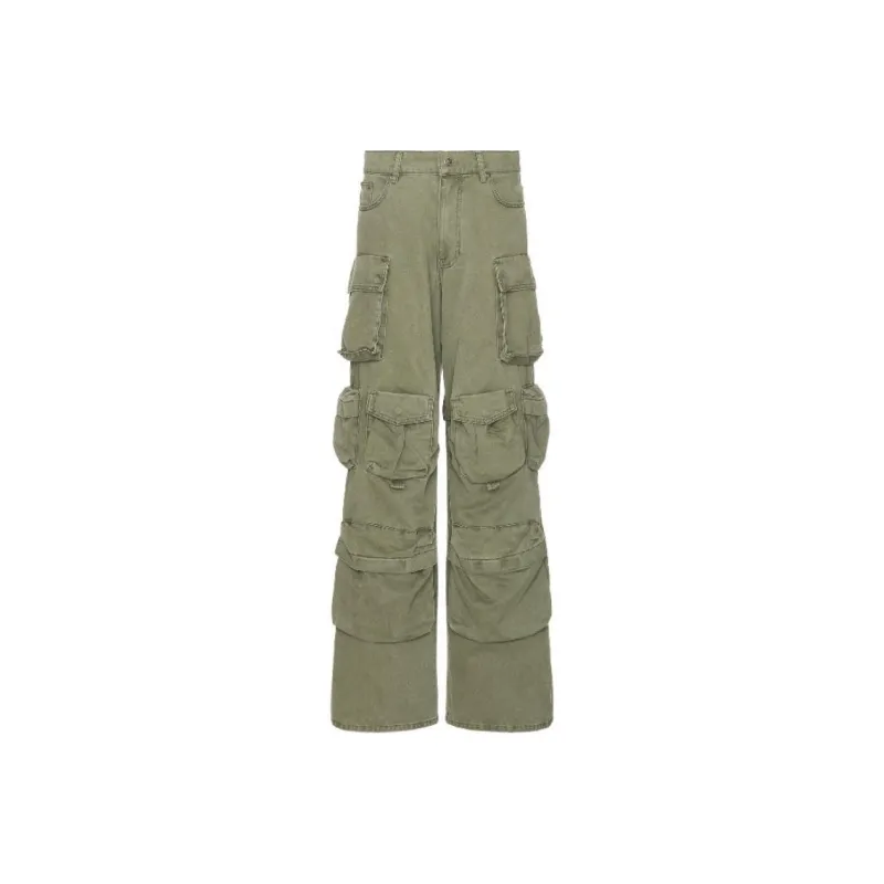 Jaded London Cargo Pants Unisex Green-0