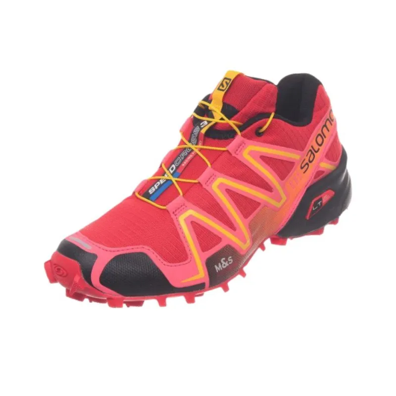 SALOMON Speedcross 3 Low Top Running Shoes Women's Red-2