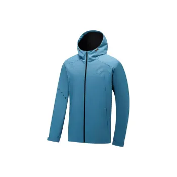 XTEP Variety Training Collection Trench Coat Men's Antique Blue Porcelain