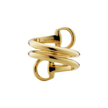 GUCCI 18K Gold Rings Unisex Gold