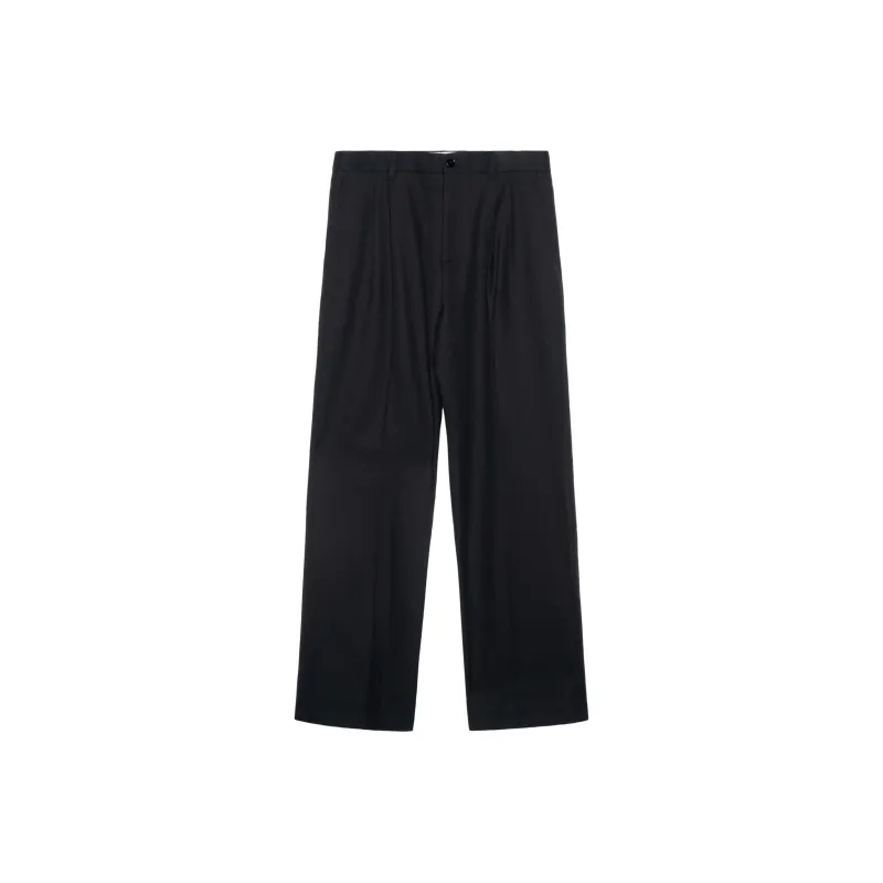 Burberry Wide leg Pleated Trousers-0