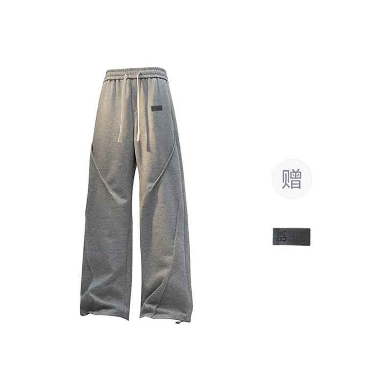 YOSICIL Casual Pants Unisex Burgundy-2