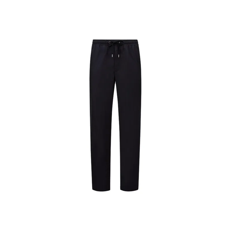 Moncler Knitted Sweatpants Men's Royal Blue Color-0