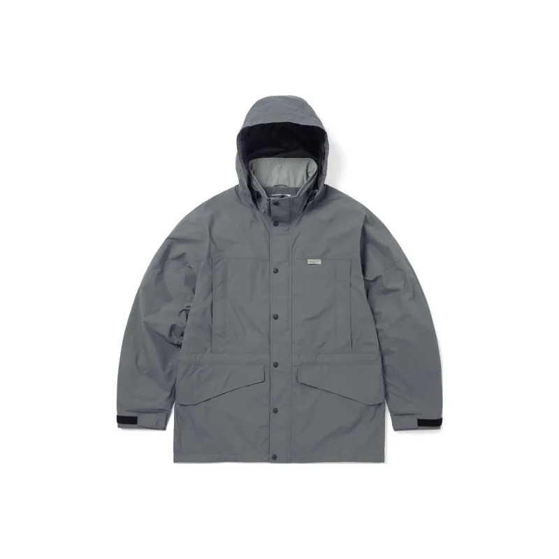 Thisisneverthat FW24 Trench Coats Unisex Gray Blue-0