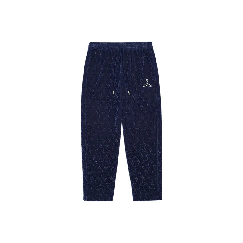 LI NING 1990 Classic Collection Casual Pants Unisex Dark Ship Blue-0