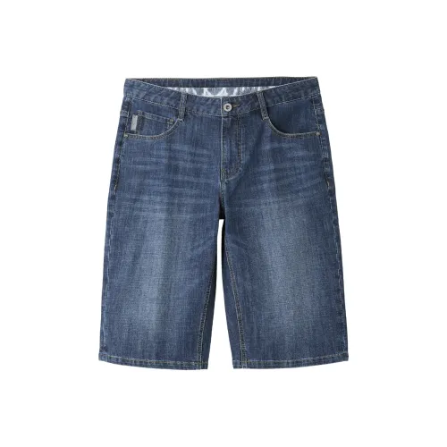 HLA Romance Of The Three Kingdoms Series Jeans Men Denim Blue Transition Color Dark 20