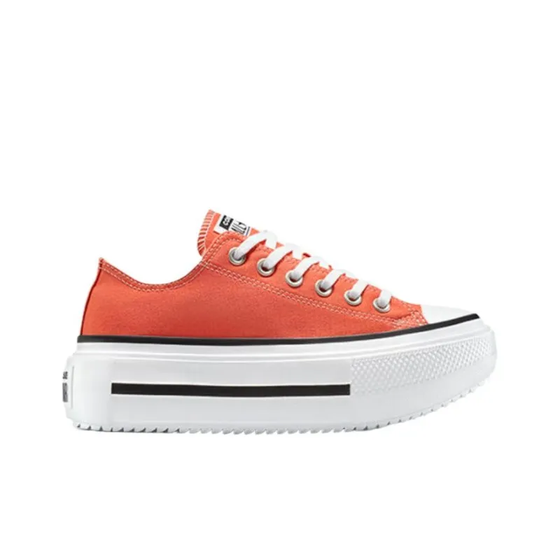 Converse Chuck Taylor All Star Lift Double Stack Low 'Vermillion Red'-1