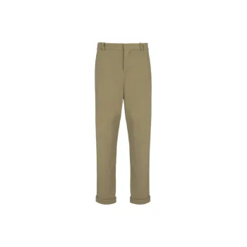 BALMAIN Straight leg Cut Chino Trousers