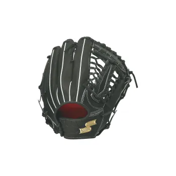 SSK Baseball Gloves Pitcher Glove Leather Unisex Black